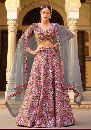 Picture of Exquisite Silk Beige Lehenga Choli