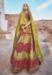 Picture of Superb Silk Dark Khaki Lehenga Choli