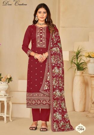 Picture of Admirable Silk Brown Straight Cut Salwar Kameez