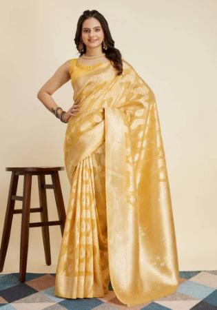 Picture of Graceful Silk Wheat Saree