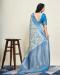 Picture of Lovely Silk Light Steel Blue Saree