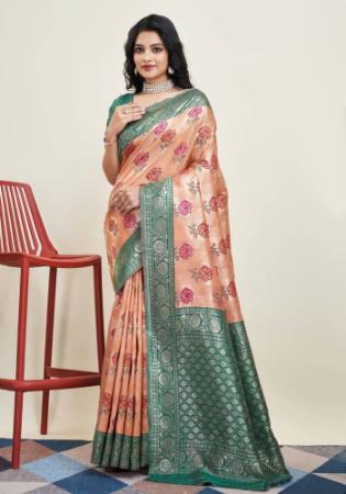 Picture of Radiant Silk Burly Wood Saree