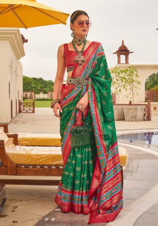 Picture of Grand Silk Green Saree