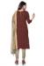 Picture of Beautiful Cotton Maroon Straight Cut Salwar Kameez