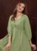 Picture of Cotton Dark Sea Green Readymade Salwar Kameez