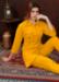 Picture of Alluring Cotton Yellow Readymade Salwar Kameez