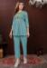 Picture of Enticing Cotton Cadet Blue Readymade Salwar Kameez