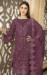 Picture of Georgette Dim Gray Straight Cut Salwar Kameez