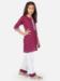 Picture of Classy Cotton Maroon Kids Salwar Kameez