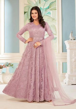 Picture of Ideal Net Thistle Anarkali Salwar Kameez