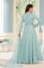 Picture of Fascinating Net Light Steel Blue Anarkali Salwar Kameez