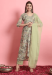 Picture of Rayon & Georgette Tan Readymade Salwar Kameez