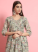 Picture of Rayon & Georgette Tan Readymade Salwar Kameez