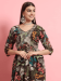 Picture of Rayon & Georgette Black Readymade Salwar Kameez