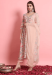 Picture of Rayon & Georgette Rosy Brown Readymade Salwar Kameez