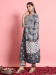 Picture of Rayon Dark Slate Blue Readymade Salwar Kameez