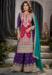 Picture of Chiffon Midnight Blue Readymade Salwar Kameez