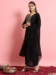 Picture of Exquisite Silk Black Readymade Salwar Kameez