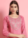 Picture of Well Formed Silk Light Pink Readymade Salwar Kameez