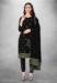 Picture of Taking Georgette Black Straight Cut Salwar Kameez