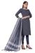 Picture of Cotton Dark Slate Grey Straight Cut Salwar Kameez