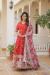 Picture of Resplendent Georgette Chocolate Readymade Gown