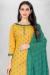 Picture of Beauteous Cotton Golden Rod Straight Cut Salwar Kameez