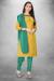 Picture of Beauteous Cotton Golden Rod Straight Cut Salwar Kameez