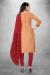 Picture of Marvelous Cotton Indian Red Straight Cut Salwar Kameez