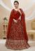 Picture of Well Formed Georgette Maroon Lehenga Choli