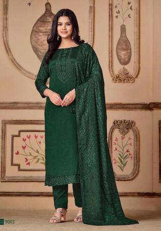 Picture of Georgette Dark Slate Grey Straight Cut Salwar Kameez