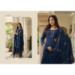 Picture of Chiffon Midnight Blue Straight Cut Salwar Kameez