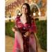 Picture of Beautiful Silk Saddle Brown Readymade Salwar Kameez