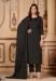 Picture of Charming Silk Black Straight Cut Salwar Kameez