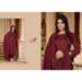 Picture of Pretty Silk Brown Straight Cut Salwar Kameez