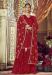 Picture of Georgette Fire Brick Straight Cut Salwar Kameez