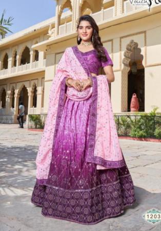 Picture of Appealing Chiffon Brown Lehenga Choli