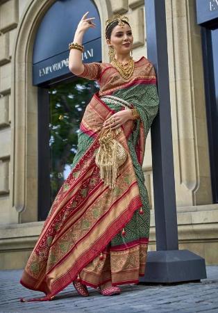 Picture of Grand Silk Dark Slate Grey Saree