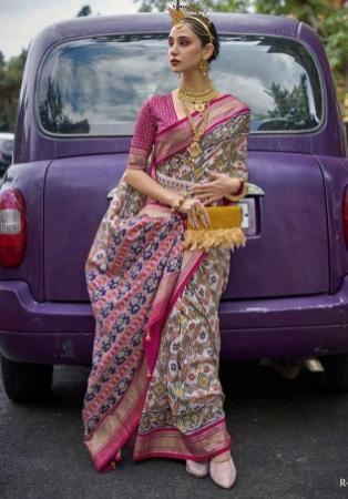 Picture of Charming Silk Dim Gray Saree