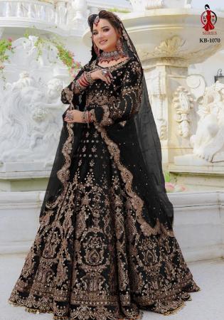 Picture of Bewitching Chiffon Black Lehenga Choli