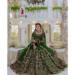 Picture of Sublime Chiffon Forest Green Lehenga Choli