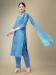 Picture of Marvelous Cotton Sky Blue Readymade Salwar Kameez