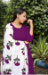 Picture of Rayon & Cotton Purple Readymade Salwar Kameez