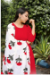 Picture of Rayon & Cotton Crimson Readymade Salwar Kameez