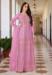 Picture of Wonderful Net Plum Anarkali Salwar Kameez