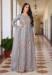 Picture of Elegant Net Dark Grey Anarkali Salwar Kameez