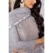 Picture of Elegant Net Dark Grey Anarkali Salwar Kameez