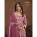 Picture of Georgette Indian Red Straight Cut Salwar Kameez