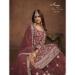 Picture of Elegant Georgette Brown Straight Cut Salwar Kameez