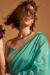 Picture of Excellent Silk Forest Green Saree